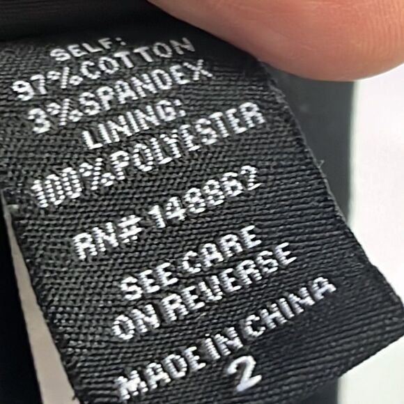 Torrid Black White Lace Print Sweetheart Peplum Top w/ Back Zipper-Size 2=2X - Picture 13 of 16